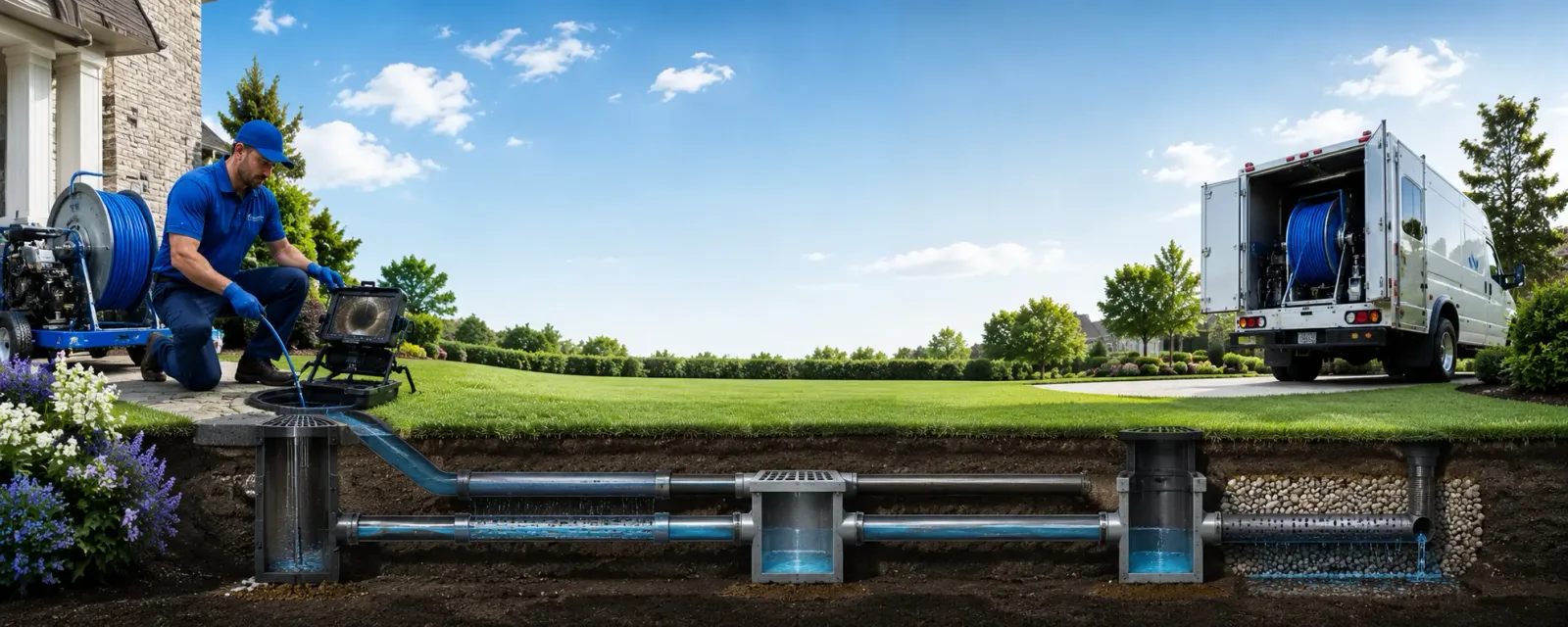 Outdoor drain cleaning information for Wasta, SD